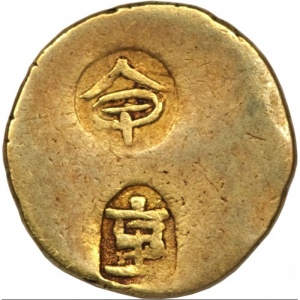 Реверс монеты Япония, 1 шу, 1650
