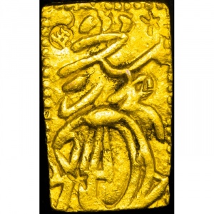 Реверс монеты Япония, 1 бу, 1716