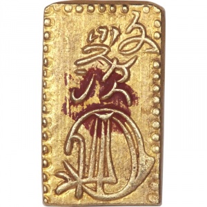Реверс монеты Япония, 2 бу, 1828
