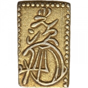 Реверс монеты Япония, 2 бу, 1856