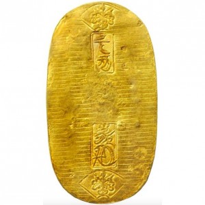 Аверс монеты Япония, 1 ре, 1714