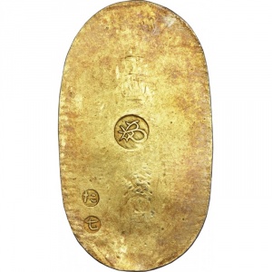 Реверс монеты Япония, 1 ре, 1860