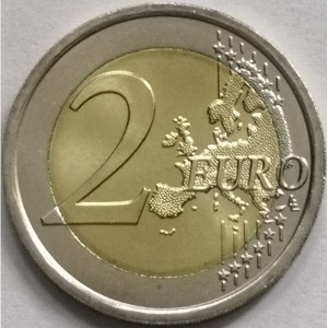 Реверс монеты Италия, 2 евро, 2021, 150 лет объявлению Рима столицей Италии