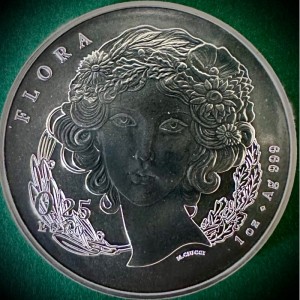 Реверс монеты Италия, 0.25 евро, 2025, Флора и Фауна - Маргарита