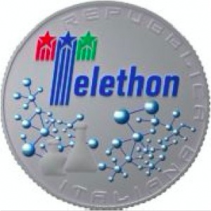 Аверс монеты Италия, 5 евро, 2020, 30 лет фонду Telethon