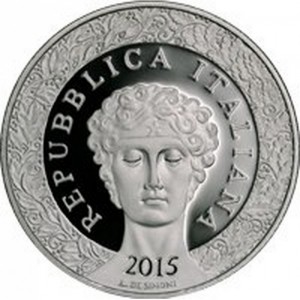 Аверс монеты Италия, 10 евро, 2015, 100 лет со дня начала Первой Мировой войны