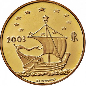 Аверс монеты Италия, 50 евро, 2003, Искусство в Европе - Австрия