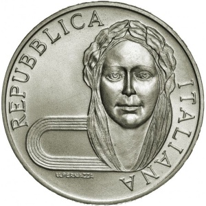 Аверс монеты Италия, 500 лир, 1992, XXV Летние Олимпийские игры, Барселона 1992