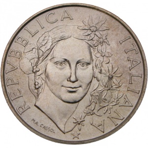 Аверс монеты Италия, 500 лир, 1993, Защита дикой природы