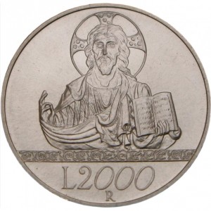 Реверс монеты Италия, 2000 лир, 1998, Миллениум - Вера