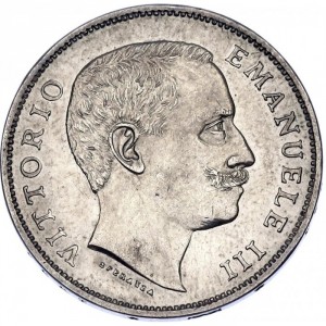 Аверс монеты Италия, 1 лира, 1901-1907