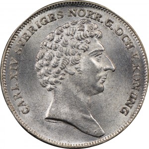 Аверс монеты Швеция, ¼ риксдалера спесие, 1830-1836