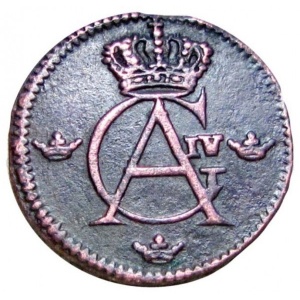 Аверс монеты Швеция, 1/12 скиллинга, 1802-1808