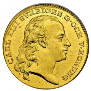 Аверс монеты Швеция, 1 дукат, 1810-1814