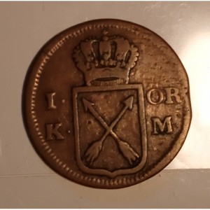 Реверс монеты Швеция, 1 эре, 1768