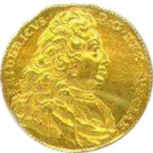 Аверс монеты Швеция, 1 дукат, 1732
