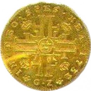 Реверс монеты Швеция, 1 дукат, 1732