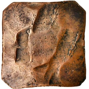 Реверс монеты Швеция, ½ далера SM, 1715-1717