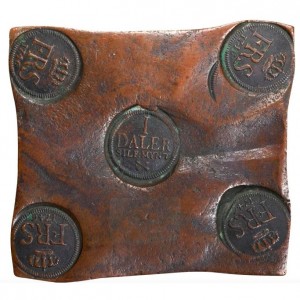 Аверс монеты Швеция, 1 далер SM, 1720-1750