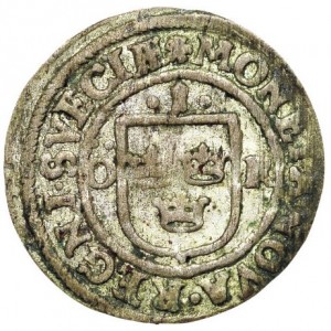Реверс монеты Швеция, 1 эре, 1661-1664