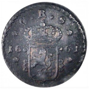 Аверс монеты Швеция, 2½ эре, 1661