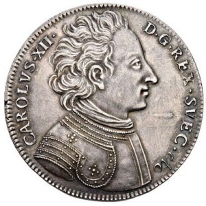 Аверс монеты Швеция, 1 риксдалер, 1707