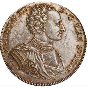 Аверс монеты Швеция, 1 риксдалер, 1718