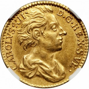 Аверс монеты Швеция, 1 дукат, 1708-1711