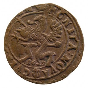 Реверс монеты Швеция, 1 фюрк, 1628-1629