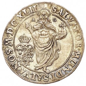 Реверс монеты Швеция, ½ риксдалера, 1641-1643