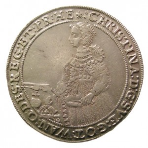 Аверс монеты Швеция, 4 марки, 1638