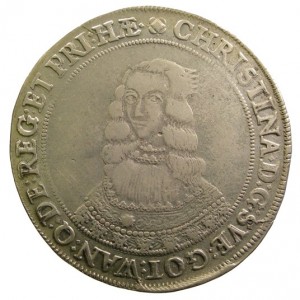 Аверс монеты Швеция, 4 марки, 1641-1646