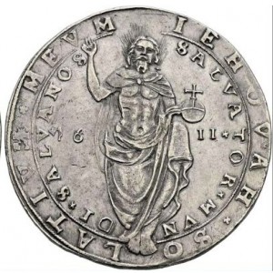 Реверс монеты Швеция, 1 риксдалер, 1607-1611