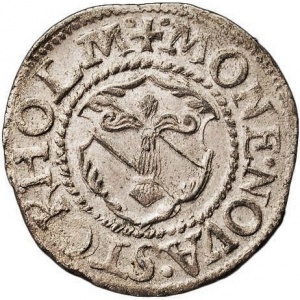 Реверс монеты Швеция, ½ эре, 1561-1568
