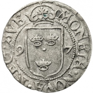 Реверс монеты Швеция, ½ эре, 1597-1599