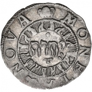 Реверс монеты Швеция, ½ эре, 1599