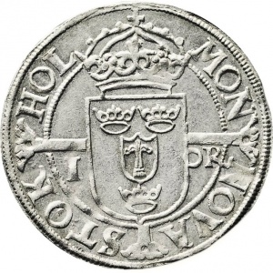 Реверс монеты Швеция, 1 эре, 1575-1590