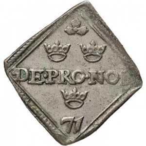Реверс монеты Швеция, 4 эре, 1569-1572