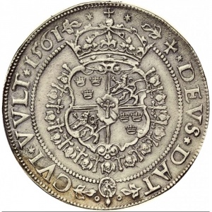 Реверс монеты Швеция, 1 далер, 1561-1568