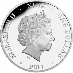 Аверс монеты Ниуэ, 1 доллар, 2017