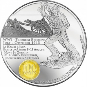 Реверс монеты Ниуэ, 1 доллар, 2018