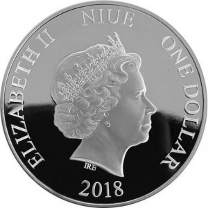 Аверс монеты Ниуэ, 1 доллар, 2018