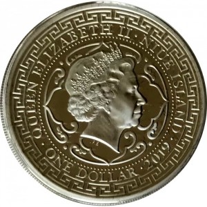 Аверс монеты Ниуэ, 1 доллар, 2019