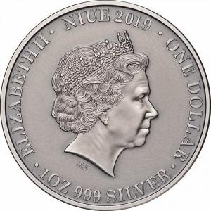 Аверс монеты Ниуэ, 1 доллар, 2019