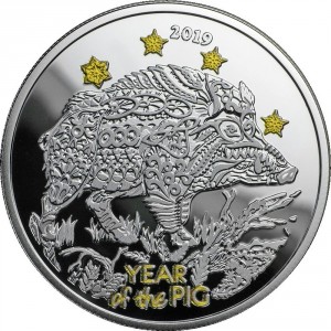Реверс монеты Ниуэ, 1 доллар, 2019