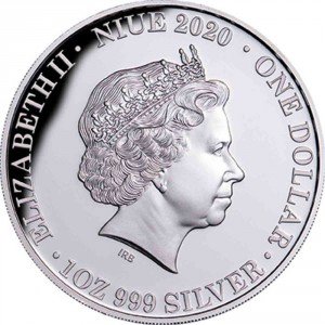 Аверс монеты Ниуэ, 1 доллар, 2020