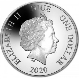 Аверс монеты Ниуэ, 1 доллар, 2020