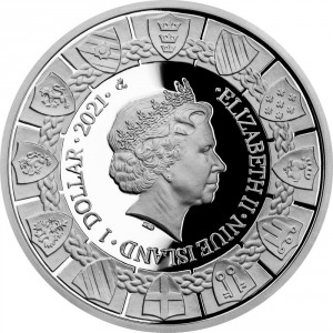 Аверс монеты Ниуэ, 1 доллар, 2021