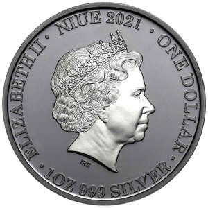 Аверс монеты Ниуэ, 1 доллар, 2021
