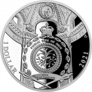 Аверс монеты Ниуэ, 1 доллар, 2021